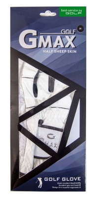 GMax golf glove packaging
